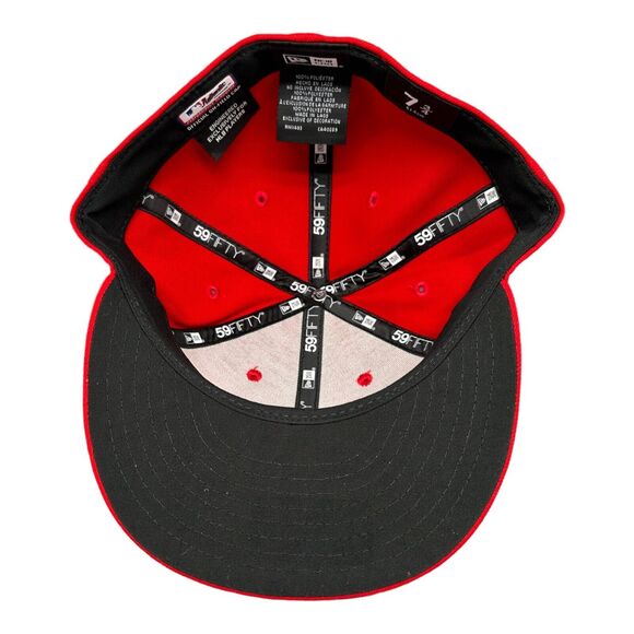 New‎ Era 59FIFTY Philadelphia Phillies Fitted Hat Men’s Sz 7-3/4 - Picture 5 of 5